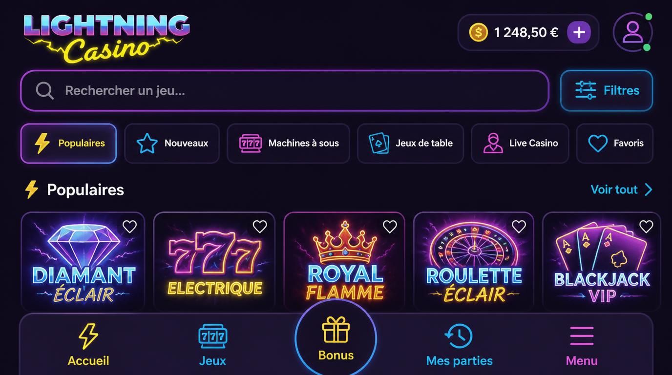 Menu mobile ergonomique et navigation fluide